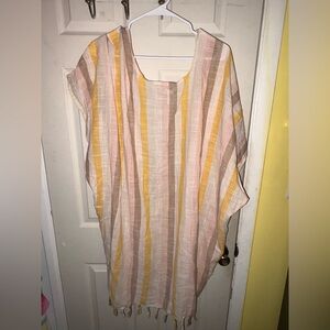Aerie Multicolor Striped Kaftan